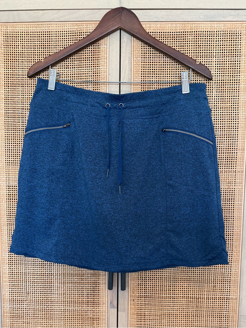 Tangerine Skort, Blue Skort, Built-in Shorts, Activewear Skirt, XL, NWOT